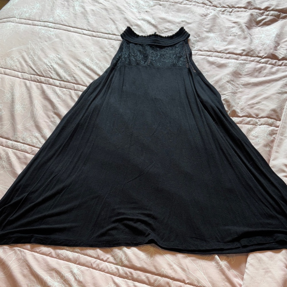 Torrid Black Sleeveless Blouse Halter Lace Plus Size 2X Women’s Tank
